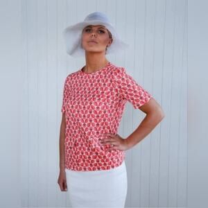 Orla Kiely x People Tree Wallflower Top 10 Multistem Organic Cotton Pockets